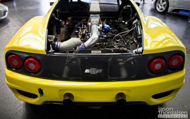 Remember the Dude Who Swapped an LS Engine Into His Ferrari?