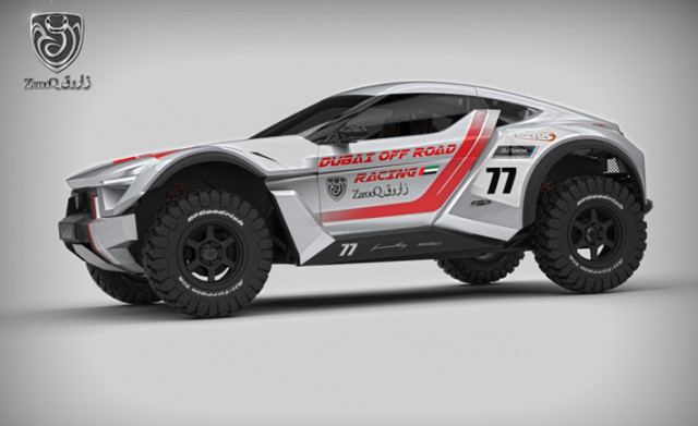 ZarooQ Burning Up Dubai with New Rally Car