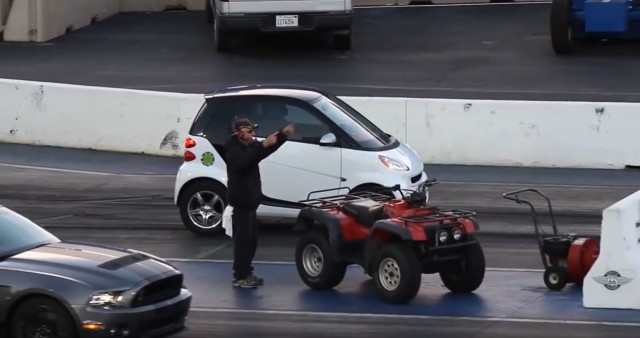 Ford Shelby GT500 Gets Schooled by a Smart Car!?