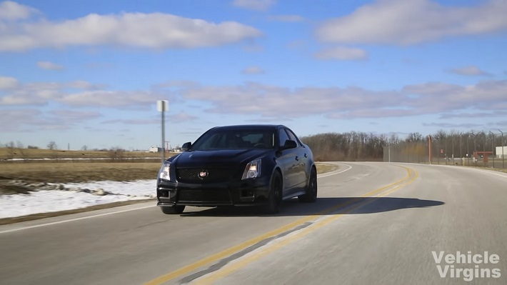 1,000 Horsepower Cadillac CTS-V from Driver POV – Oh the Sound!