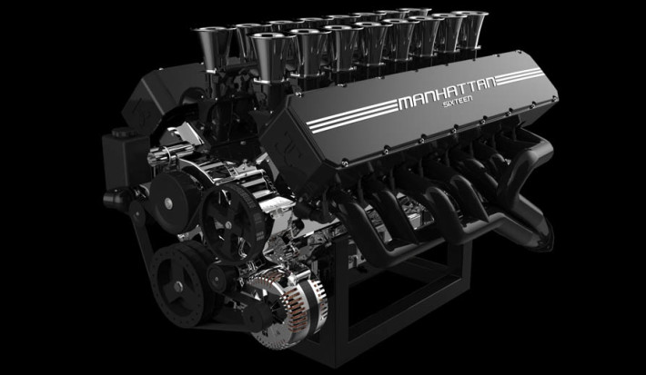 The Godsil Manhattan V16: Another LS-Based V16 Engine