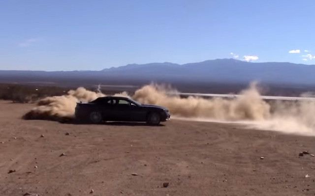 2015 Camaro Does Some Off-Road Donuts