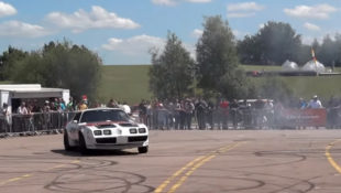 1980 Pontiac Trans Am Does Celebratory Donuts