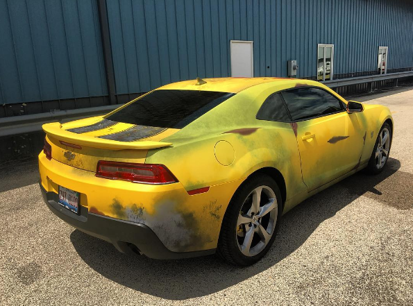 Nifty Rust-Wrapped Camaro is a 1977 Bumblebee Transformers Tribute -  