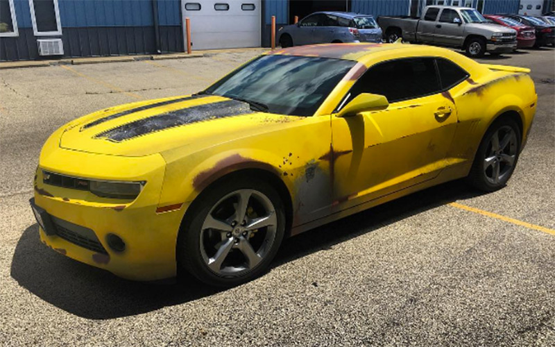 Nifty Rust-Wrapped Camaro is a 1977 Bumblebee Transformers Tribute -  LS1Tech.com