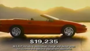 Throwback Thursday: Meet the 1994 Camaro Convertible