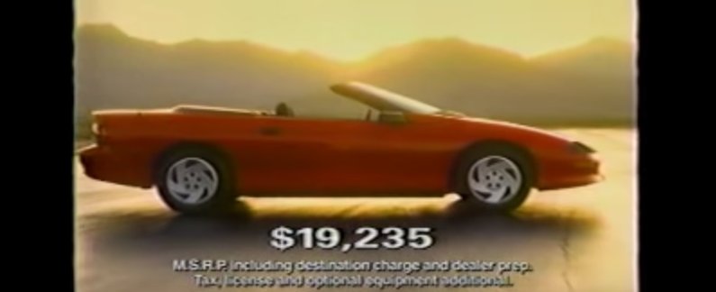 Throwback Thursday: Meet the 1994 Camaro Convertible