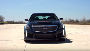 2016 Cadillac CTS-V Decimates Rear Tires
