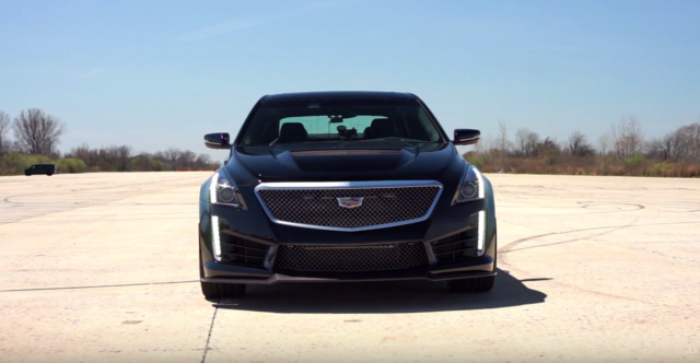 2016 Cadillac CTS-V Decimates Rear Tires