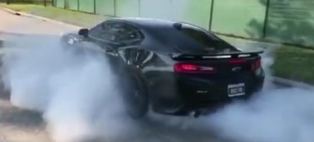 Burnout Friday: Cammed 6g Camaro ZL1 Destroys Tires