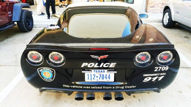 4 Pics of a Z06 Texas Police Car