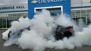 LS1tech.com 2017 Camaro ZL1 Dealership Burnout