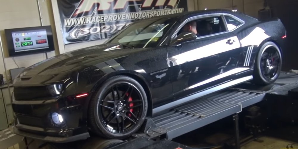 LS1tech.com LS7 twin turbo Camaro SS dyno run 800 WHP