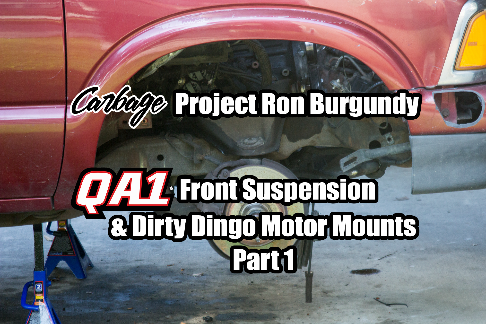 LS1tech.com Project Ron Burgundy LS Swap S10 Chevy LH6 V8 Texas Speed and Performance QA1 Suspension