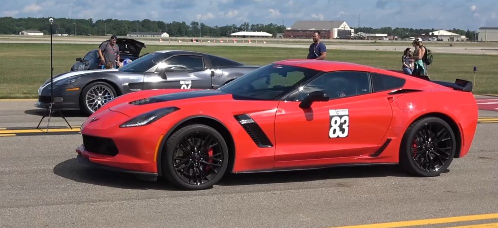 LS1tech.com Supercharged Corvette half Mile Drag Race C6 ZR1 C7 Z06