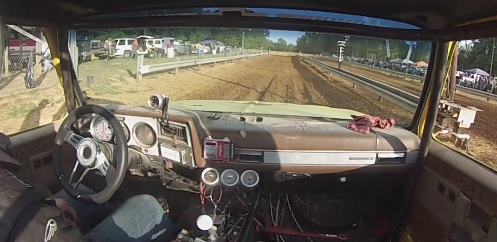 LS-Powered Chevy Truck Takes on Dirt Drags