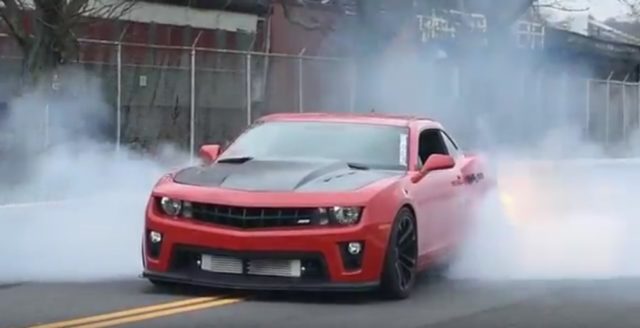 Boosted 5g Camaro Burnout