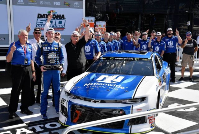 Alex Bowman Camaro ZL1 Pole Picture