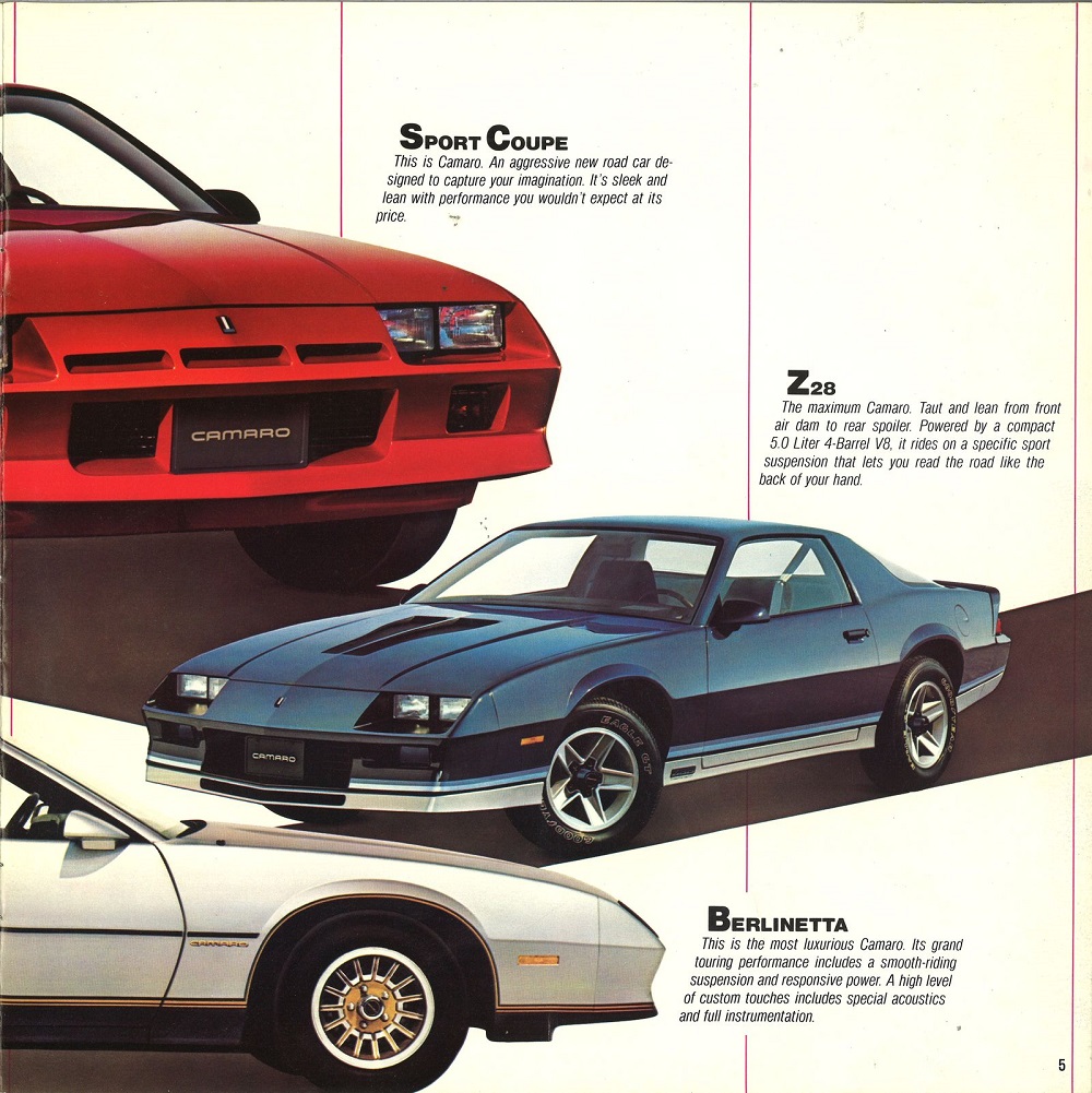 1982 Camaro Brochure Previews an Entirely New Era