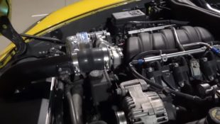 Supercharged LS7 Corvette Engine