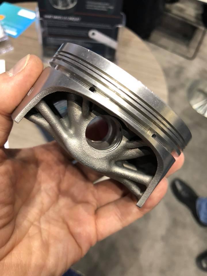 3D printed pistons