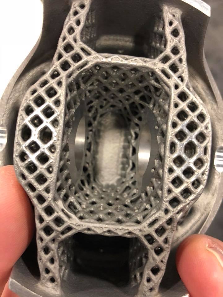 3D printed pistons