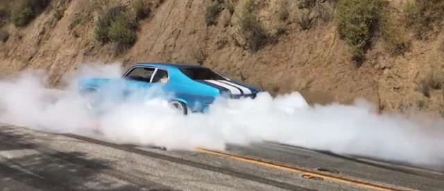 1973 Chevrolet Nova Rolling Burnout