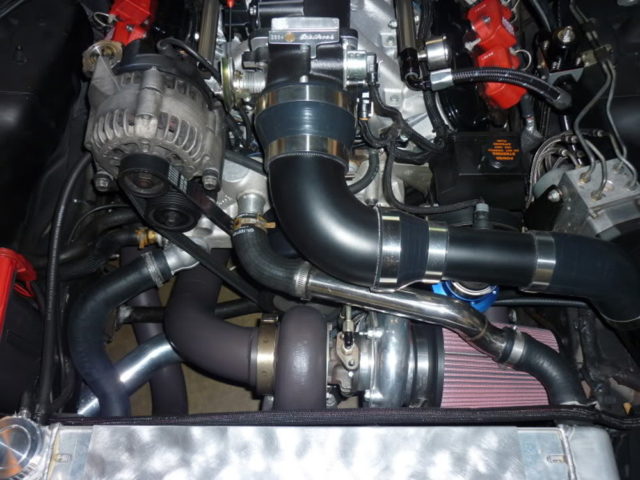 Custom LS1 Turbo Kit Overhead