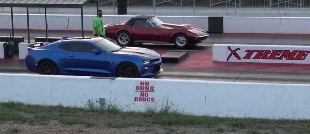 Camaro SS vs. Corvette Stingray C3 LT1 V8 Drag Race Grudge Match Ls1tech.com