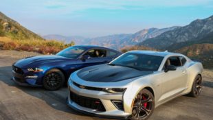 Chevrolet Chevy Camaro SS 1LE vs. Ford Mustang GT Performance Pack Comparison Review 2018 2019 Muscle Cars Sports Cars America American LS1tech.com Jake Stumph