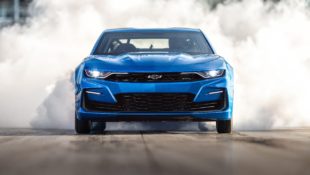 The eCOPO Camaro Concept offers an electrified vision of drag ra