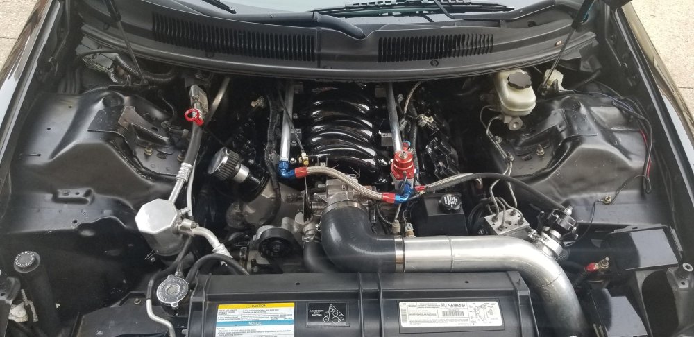 Turbo Camaro LS2 Engine Bay