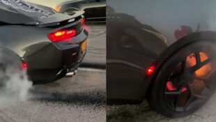 Camaro SS Does Burnout Brakes Catch Fire Use Line Lock PSA
