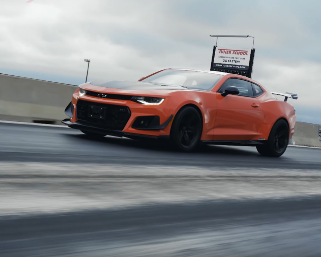 Hennessey ZL1 HPE-850 package sprinting to the finish