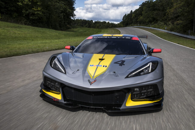 Corvette C8.R is Chevy’s first mid-engine GTLM race car. T