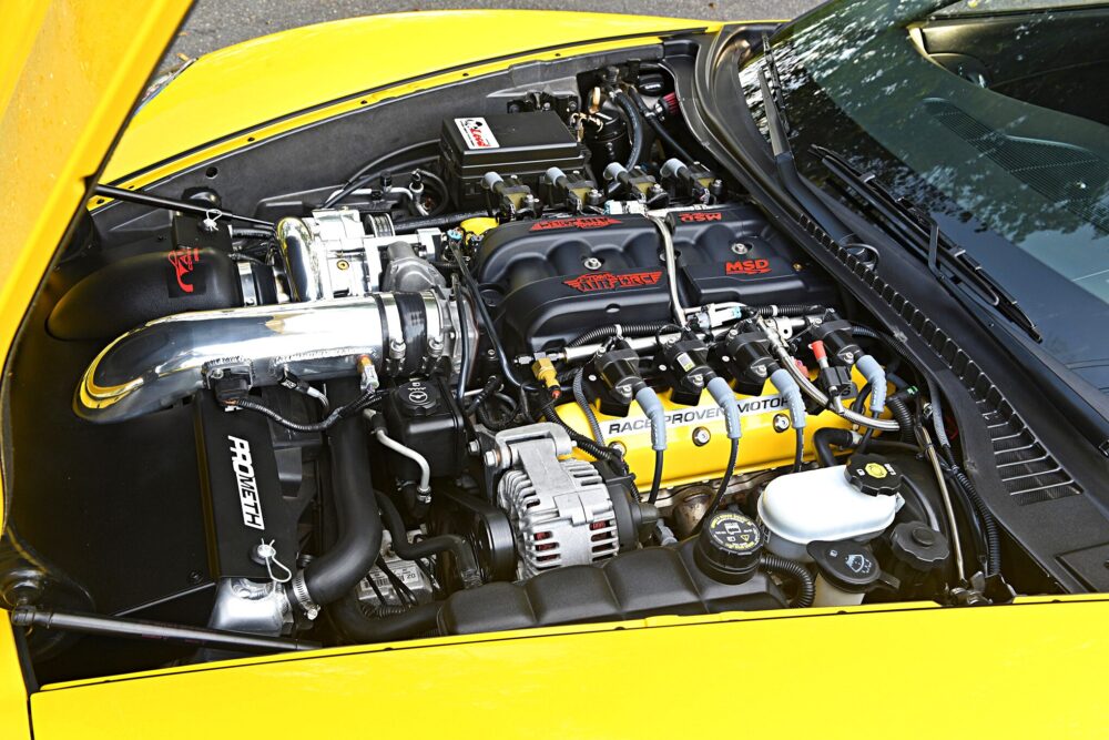 Velocity Yellow C6 Corvette Z06 Set to Rock 9s at the Drag Strip