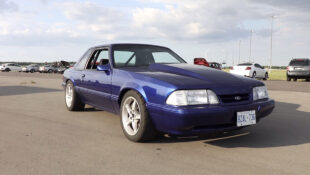 LS1 Swapped Foxbody Mustang built from a Camaro donor car with T56 transmission