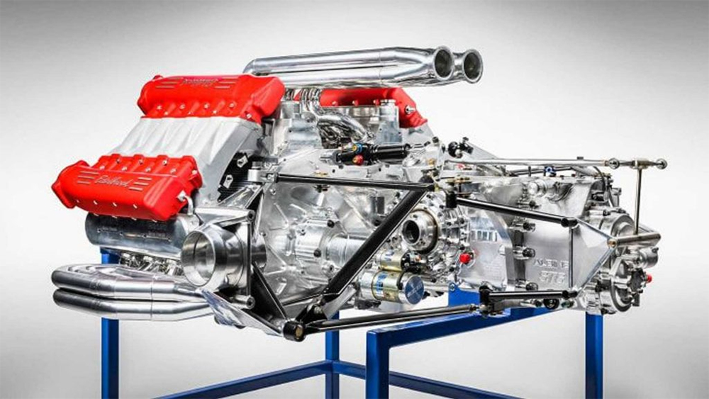 Halstead 14 liter W16 composed of two Chevrolet LS7 Engines Makes 1,400 horsepower
