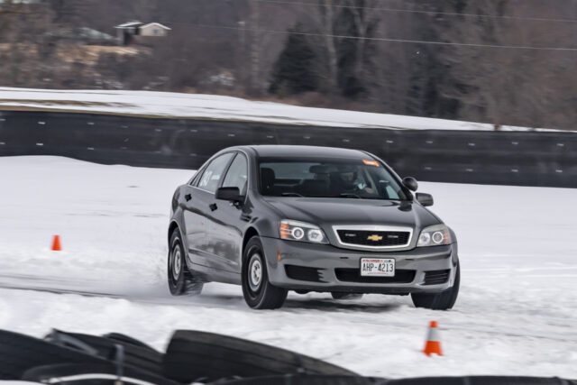 Caprice PPV Is at Home on Snow-covered Autocross at Road America