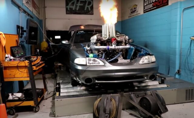 LS-Swapped Eight Turbo Mustang