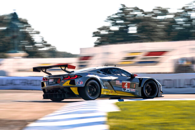 Corvette Racing C8.R No. 4 at Belle Isle