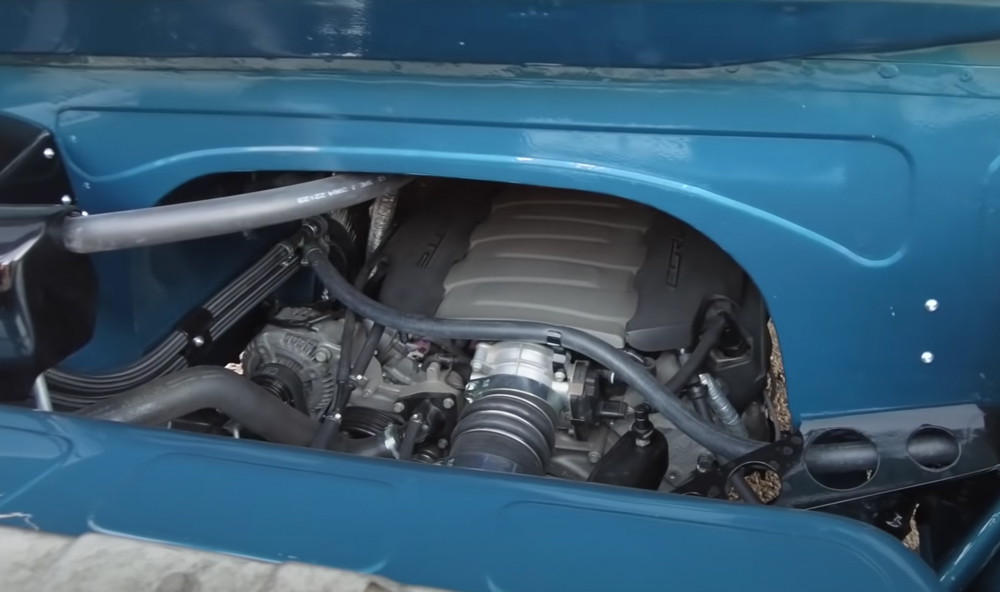 Swedish Shop Caresto Created Rustic Chevy Van With Corvette Power!