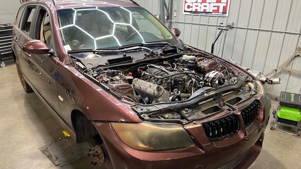 LS-Swapped E90 BMW 3-Series Station Wagon