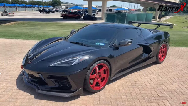 Custom procharged C8 Corvette in Texas