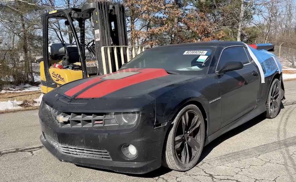 Salvaged Camaro SS With LS9 Supercharger