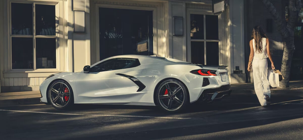 A new Chevrolet Corvette.