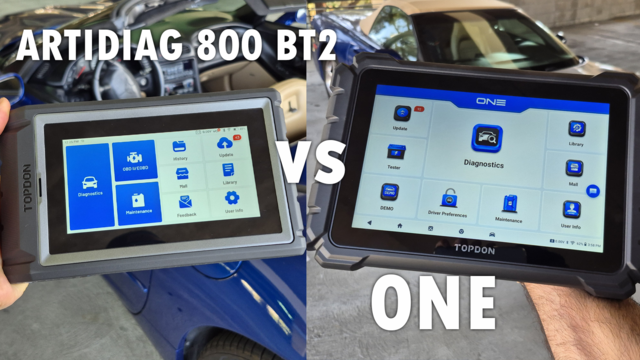 Topdon ONE vs. Artidiag 800 BT2: Which is the Diagnostic Tablet For You?